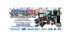 Desktop Screenshot of alltronicsperu.com